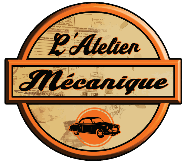 Logo garage auto L'atelier mécanique Rouxeville